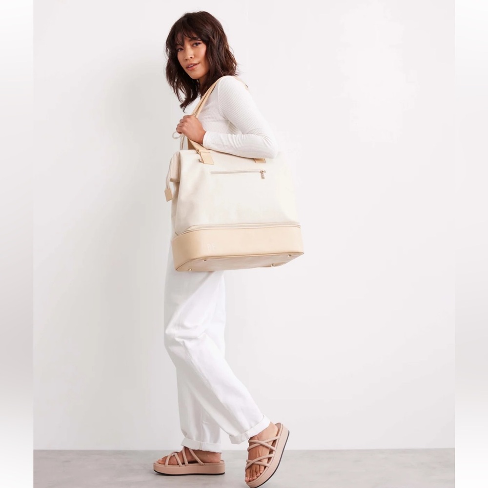 BNWT BÉIS Beige and Cream The Weekender - Picture 6 of 9